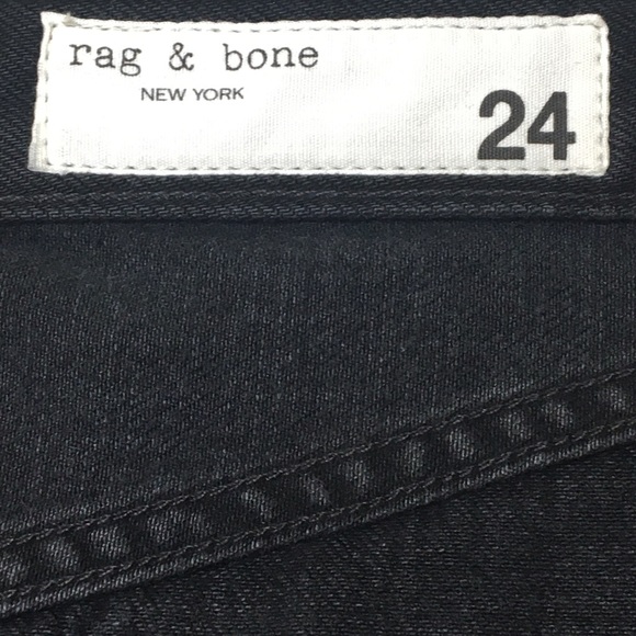 Rag & Bone Anna Denim Skirt In Clean Raven - Picture 5 of 6
